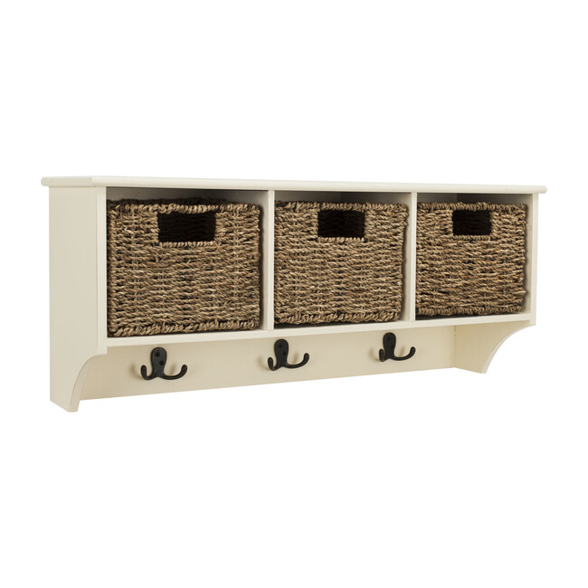 Finley Hanging 3-Basket Wall Rack - Wall Décor - 3