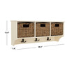 Finley Hanging 3-Basket Wall Rack - Wall Décor - 4