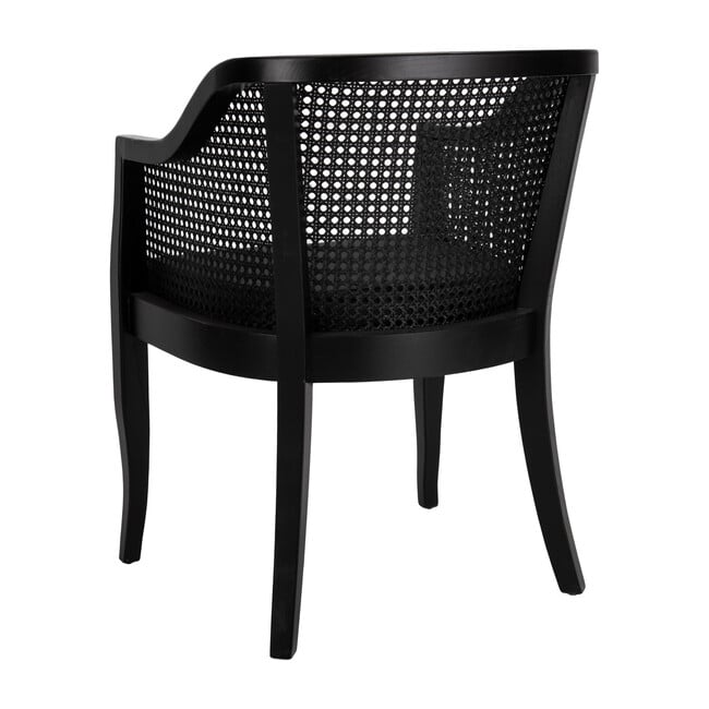 Rina Accent Chair, Black - Accent Seating - 5