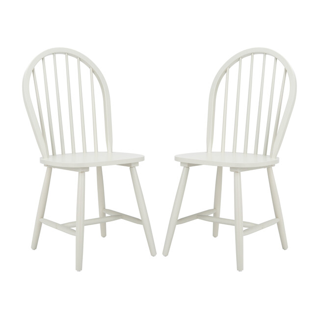 Camden Spindle Back Accent Chair, Off White