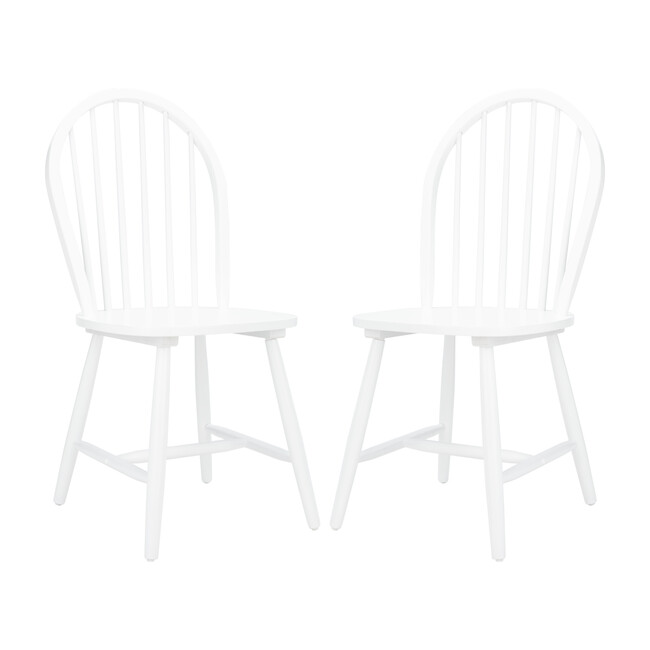 Camden Spindle Back Accent Chair, White