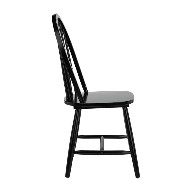 Camden Spindle Back Accent Chair, Black - Accent Seating - 5