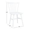 Winona Spindle Back Accent Chair, White - Accent Seating - 8