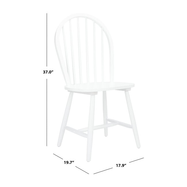 Camden Spindle Back Accent Chair, White - Accent Seating - 8