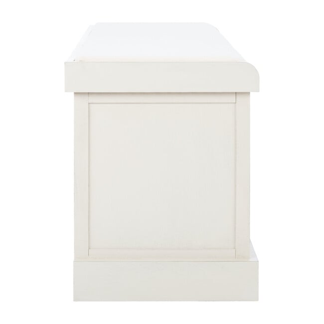 Landers 3-Drawer/Cushion Storage Bench, White - Accent Seating - 5