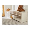 Landers 3-Drawer Storage Bench, White - Accent Seating - 3