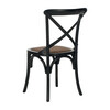 Set of 2 Franklin X Back Farmhouse Chairs, Hickory - Accent Seating - 5