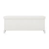 Landers 3-Drawer/Cushion Storage Bench, White - Accent Seating - 7