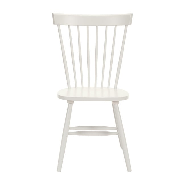 Set of 2 Parker Spindle Accent Chairs, Off White - Accent Seating - 3