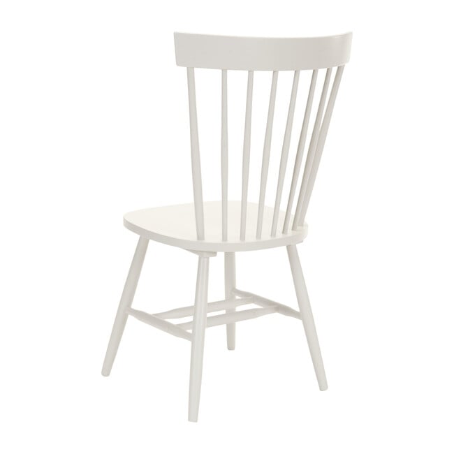 Set of 2 Parker Spindle Accent Chairs, Off White - Accent Seating - 5