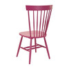 Set of 2 Parker Spindle Accent Chairs, Raspberry - Accent Seating - 5