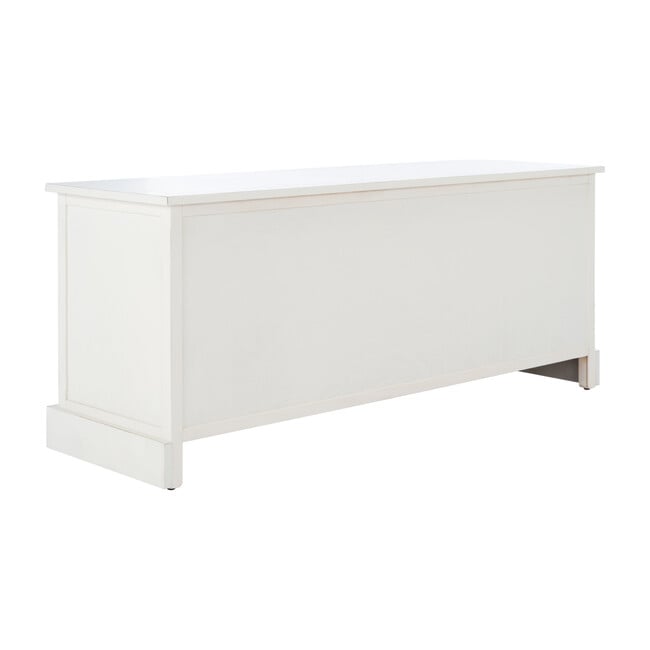 Landers 3-Drawer Storage Bench, White - Accent Seating - 7