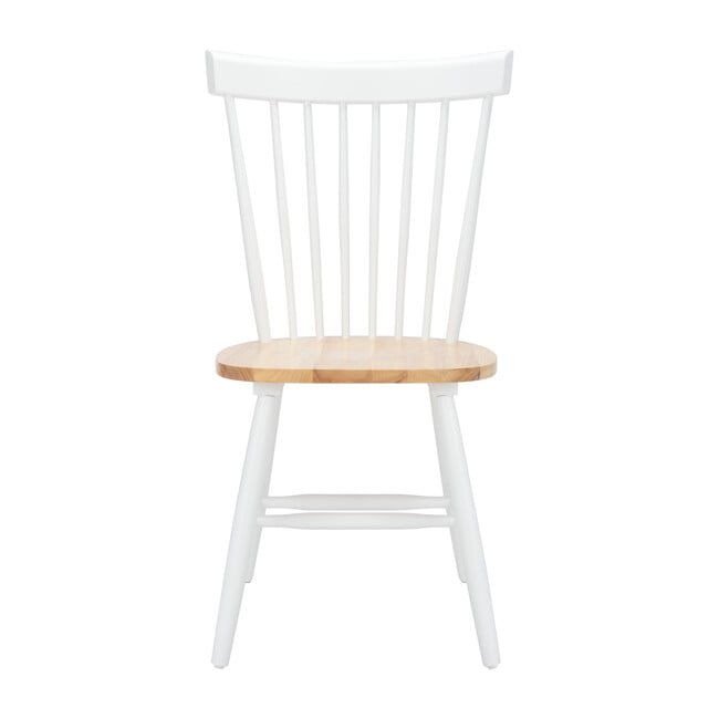 Set of 2 Parker Spindle Accent Chairs, White/Natural - Accent Seating - 6