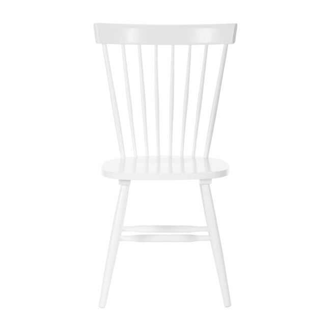 Set of 2 Parker Spindle Accent Chairs, White - Accent Seating - 3