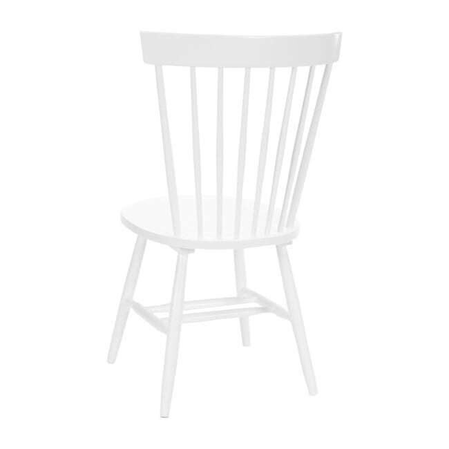 Set of 2 Parker Spindle Accent Chairs, White - Accent Seating - 5