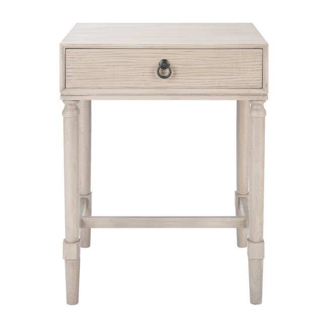 Mabel 1-Drawer Accent Table, Grey