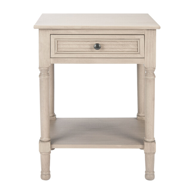 Tate 1-Drawer Accent Table, Grey