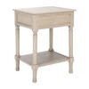 Tate 1-Drawer Accent Table, Grey - Accent Tables - 3