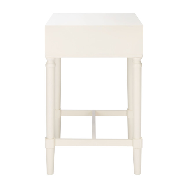 Mabel 1-Drawer Accent Table, White - Accent Tables - 4