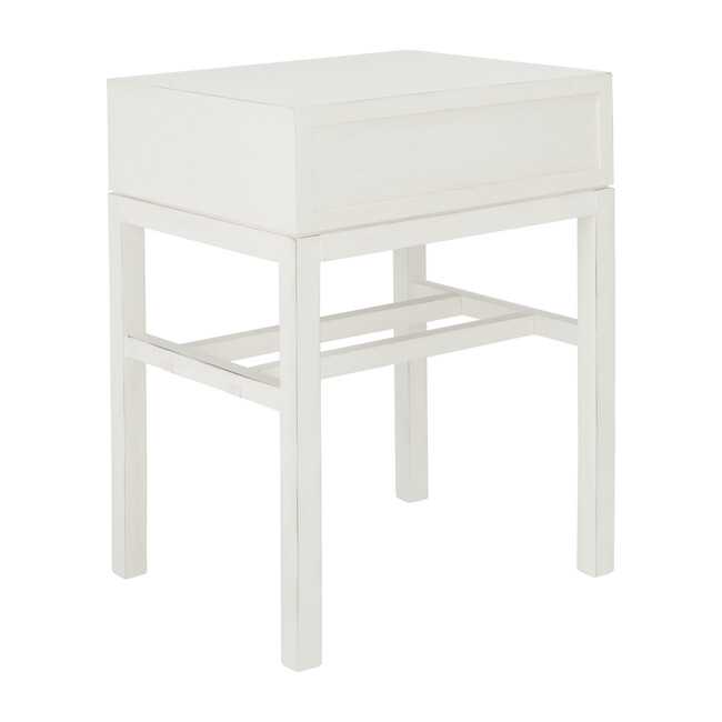 Ajana 1-Drawer Accent Table, White - Accent Tables - 4