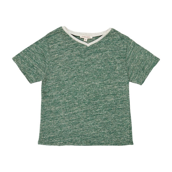 Shark T-Shirt, Green Melange
