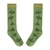 Long Socks, Daisy Green - Socks - 2