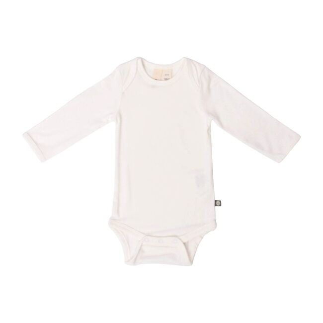 Long Sleeve Bodysuit, Cloud