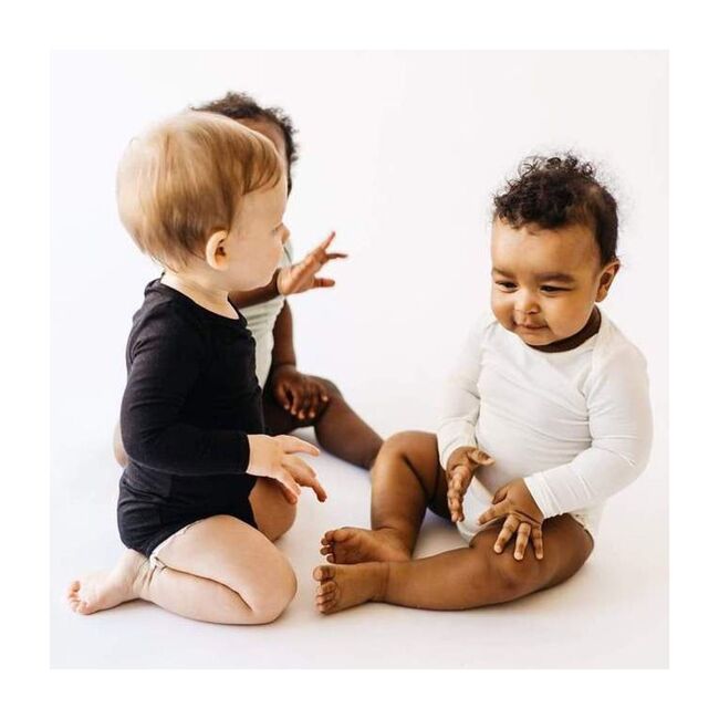 Long Sleeve Bodysuit, Cloud