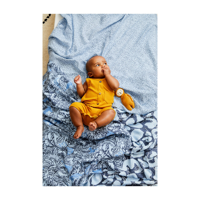 Baby Swaddle Set, Cool Blue