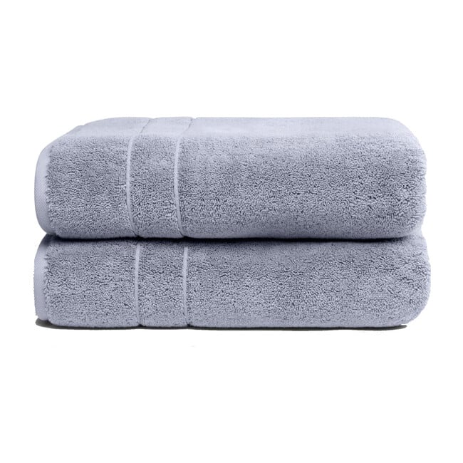 Super-Plush Bath Towels, Smoke