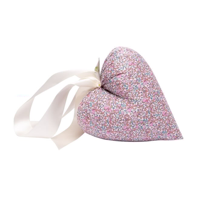 *Exclusive* Liberty of London Hanging Heart, Pink Floral