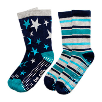 Parker 2 Pack Grip Socks, Multi