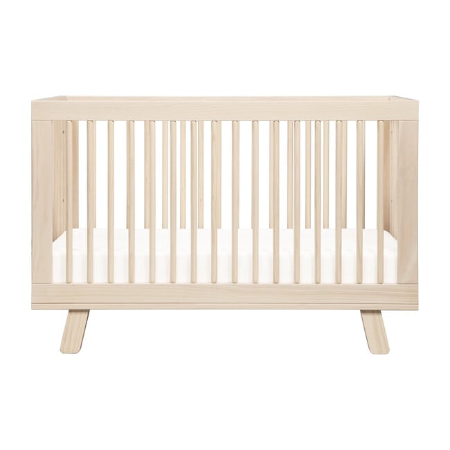 Hudson 3-in-1 Convertible Crib with Toddler Bed Conversion Kit, Natural