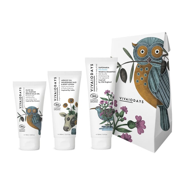 Gift Set: Organic World Secrets For Baby & Kid Daily Care - Body Moisturizers - 1