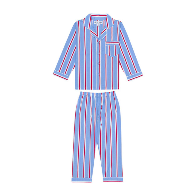 x Goop Kids Classic Long Set, Red & Blue