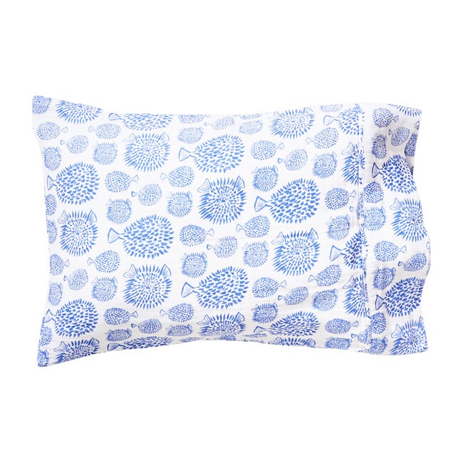Blowfish Toddler Pillowcase, Marine
