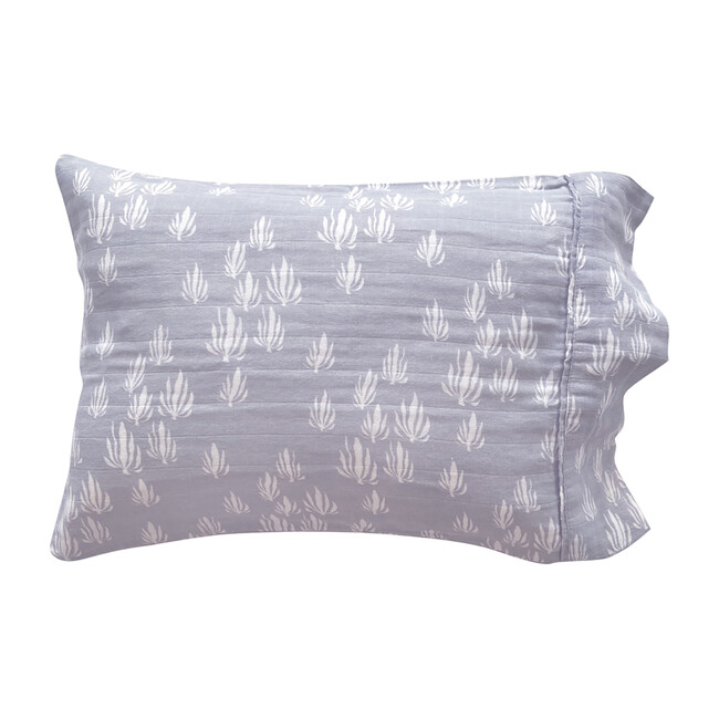 Inverse Seaweed Toddler Pillowcase, Bay Blue