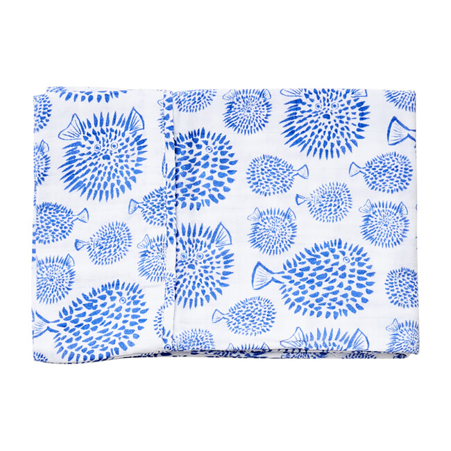 Blowfish Toddler Pillowcase, Marine