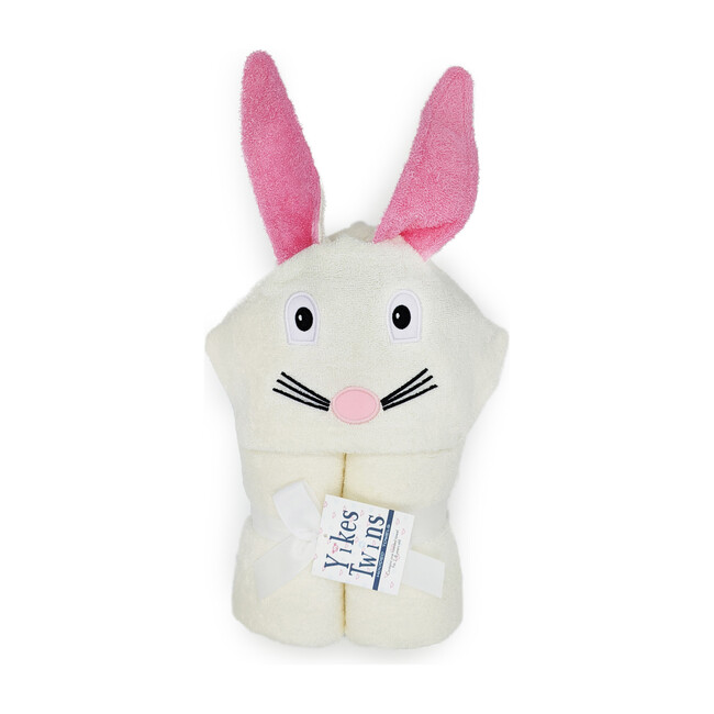 Bunny Hooded Towel, Cream