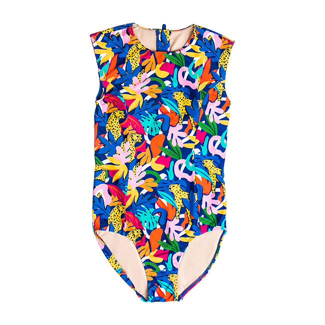 *Exclusive* Women's Michaela One Piece Swimsuit, Jungle Roar