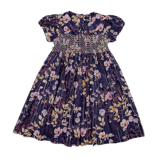 Orla Dress, Purple Floral - Kids Girl Clothing Dresses - Maisonette