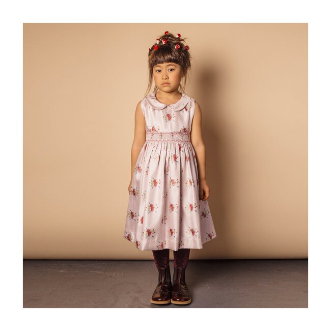 Melody Dress, Pink Florals - Dresses - 4