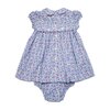 Valentina Baby Dress, Blue Floral - Dresses - 2