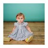 Valentina Baby Dress, Blue Floral - Dresses - 4
