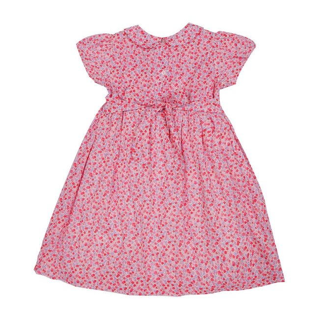 Lucille Dress, Pink Florals - Dresses - 2