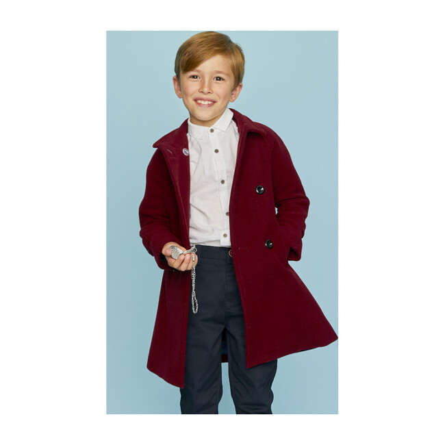 Clerkenwell Bridge Coat, Regent Burgundy