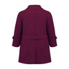 Clerkenwell Bridge Coat, Regent Burgundy - Wool Coats - 4