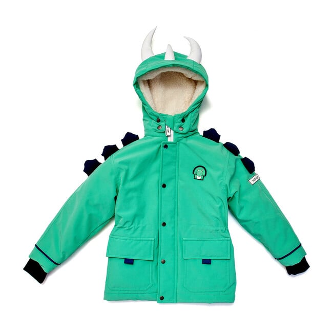 Spike The Dinosaur Coat, Green