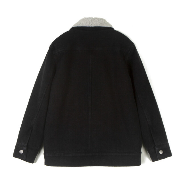 Adão Coat, Denim Black