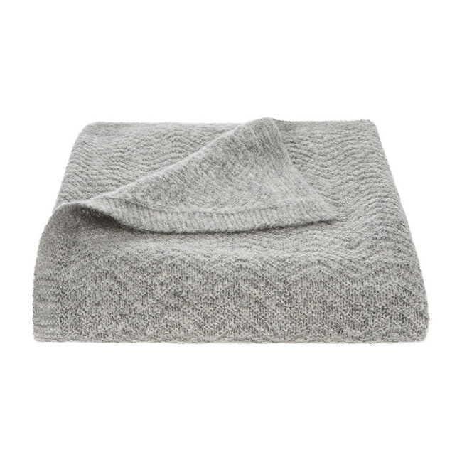 Wave Baby Blanket, Grey